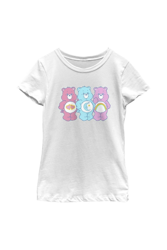 Girl's Care Bears Bear Trio Graphic T-Shirt