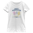 thumbnail image 1 of Girl's Care Bears Best Friend Bear and Funshine Bear Happy Hanukkah  Graphic T-Shirt, 1 of 4