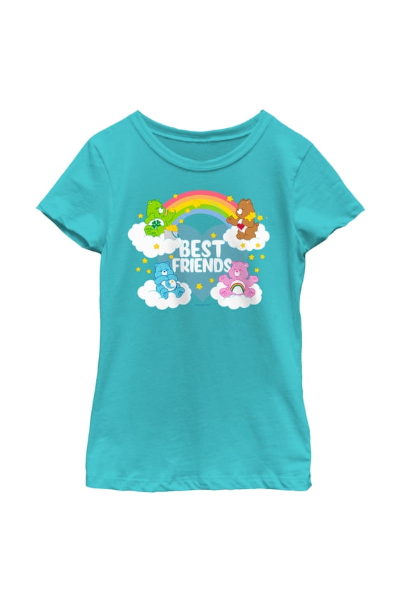 Girl's Care Bears Cloud Best Friends  Graphic T-Shirt