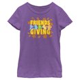 thumbnail image 1 of Girl's Care Bears Friends Giving  Graphic Tee Purple Berry Small, 1 of 4