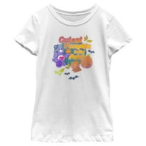 Girl's Care Bears Harmony Bear Cutest Pumpkin in the Patch  Graphic T-Shirt
