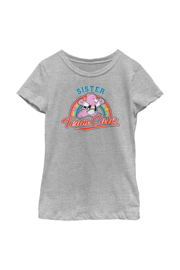 Girl's Care Bears Sister Cheer Bear Graphic T-Shirt