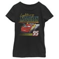 thumbnail image 1 of Girl's Cars Retro Racer McQueen  Graphic Tee Black Small, 1 of 4