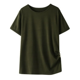 Girl S Shirts Solid Color Sleeveless Casual T Shirts Walmart