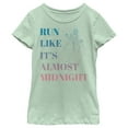 thumbnail image 1 of Girl's Cinderella Run Like It's Midnight  Graphic Tee Mint Large, 1 of 4