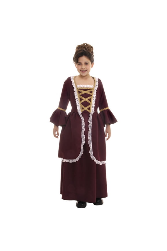Girl's Colonial Halloween Costume