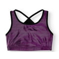 thumbnail image 1 of Girl's Criss Cross foiled bra top with black back, 1 of 2