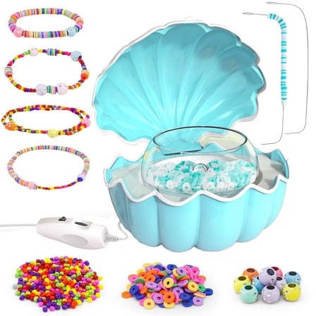 Girl's DIY Beaded Bracelet Kit Educational Toy for Creativity Pretend Play and Handmade Jewelry Making