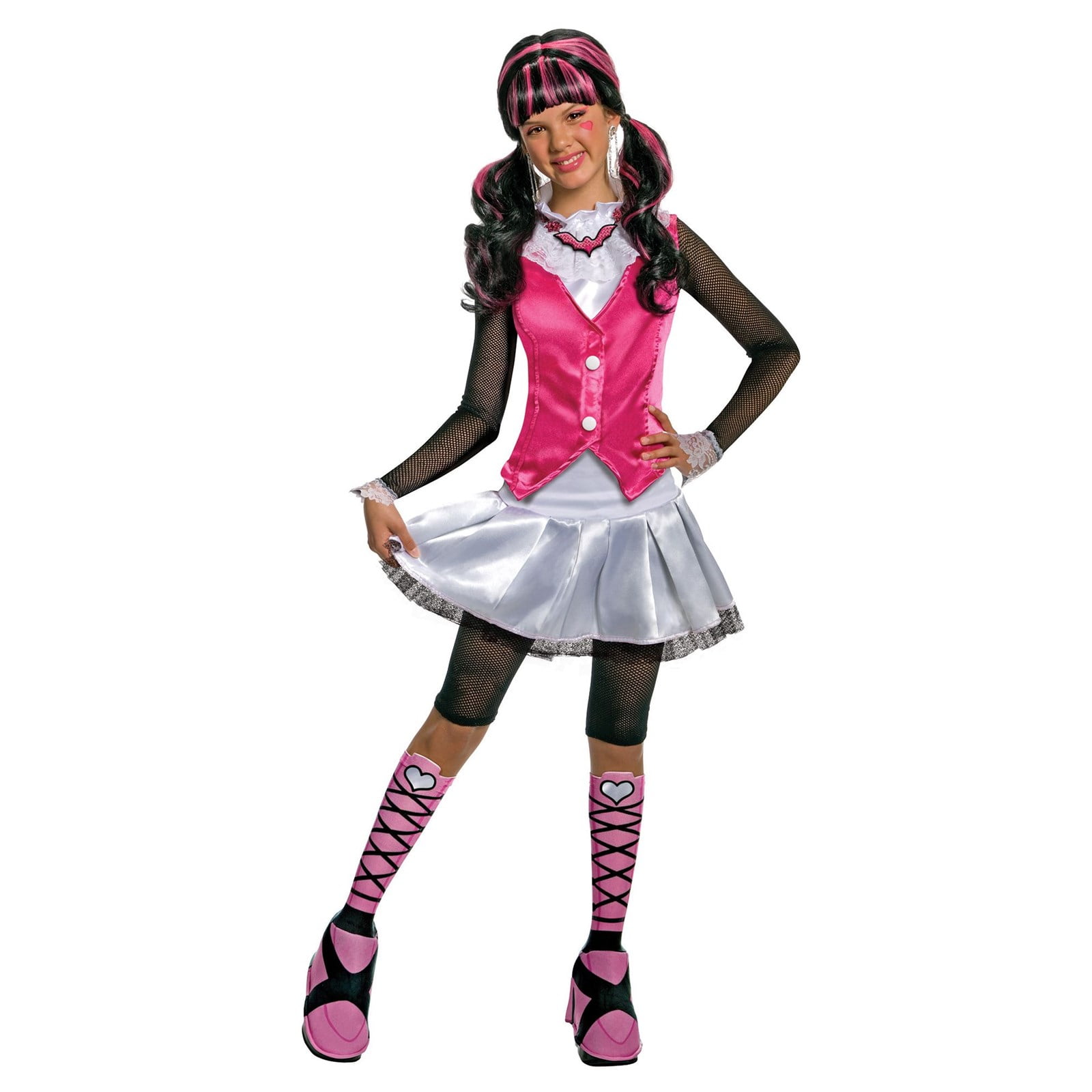 Girl's Deluxe Draculaura Monster High Costume - Walmart.com
