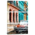 thumbnail image 1 of iCanvas  "Colorful Buildings and Red Tax" by P. Hugonnard Canvas Print, 1 of 4