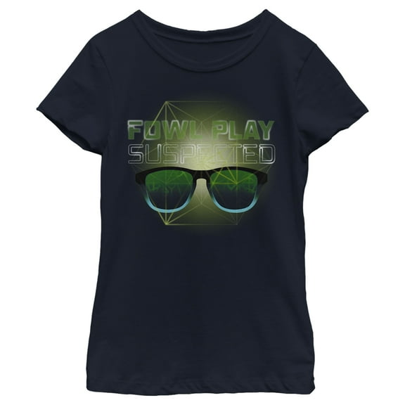 Girl's Disney Artemis Fowl Play Suspected Graphic Tee Navy Blue X Small