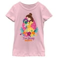 thumbnail image 1 of Girl's Disney Belle True Spring Beauty  Graphic Tee Light Pink Medium, 1 of 4