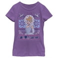 thumbnail image 1 of Girl's Disney Cinderella Christmas Sweater  Graphic Tee Purple Berry X Small, 1 of 4