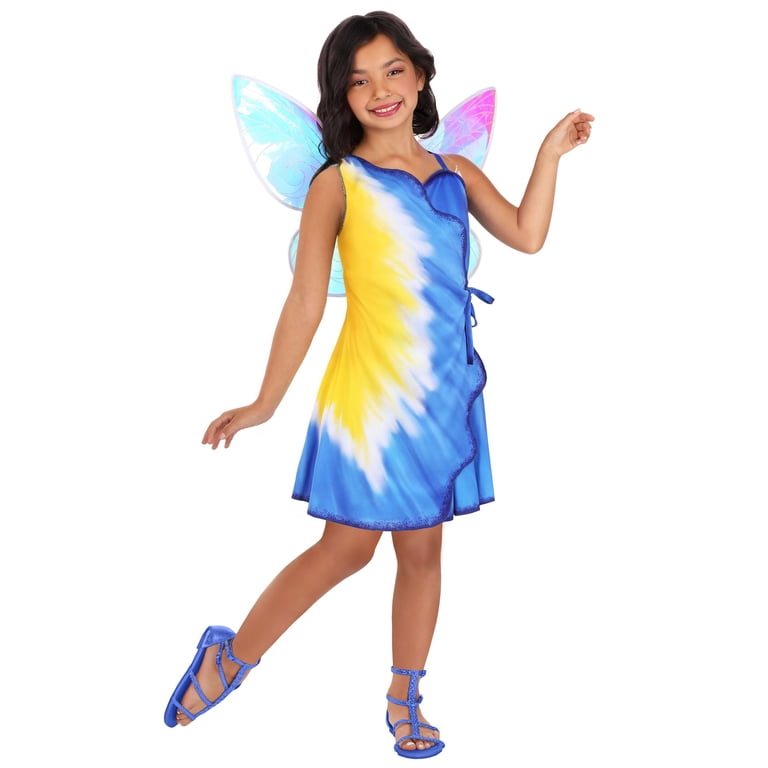 sachin and babi light blue dress Girl's Disney Fairies Silvermist Costume