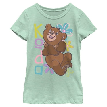 Girl's Disney Flowery Koda  Graphic T-Shirt