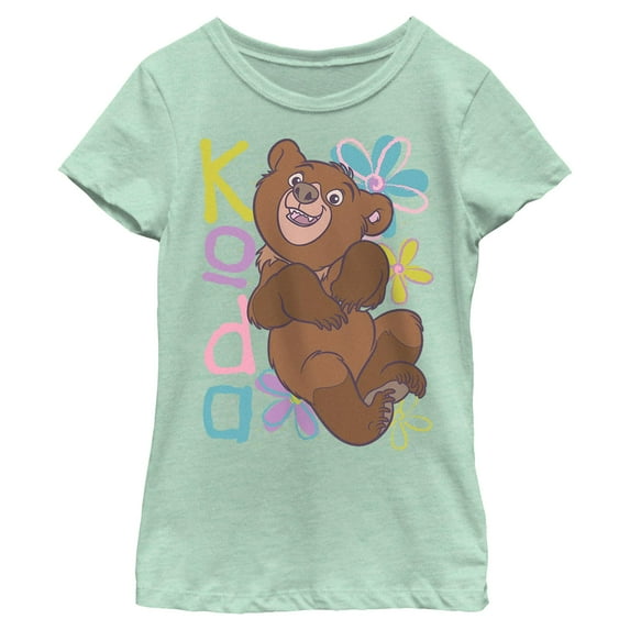 Girl's Disney Flowery Koda Graphic T-Shirt