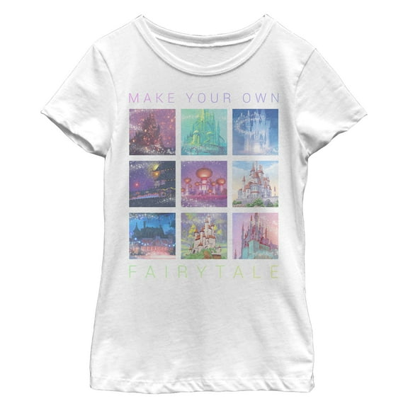 Girl's Disney Make Your Own Castle  Graphic T-Shirt