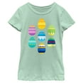 thumbnail image 1 of Girl's Disney Princess Easter Eggs Graphic Tee Mint X Small, 1 of 4