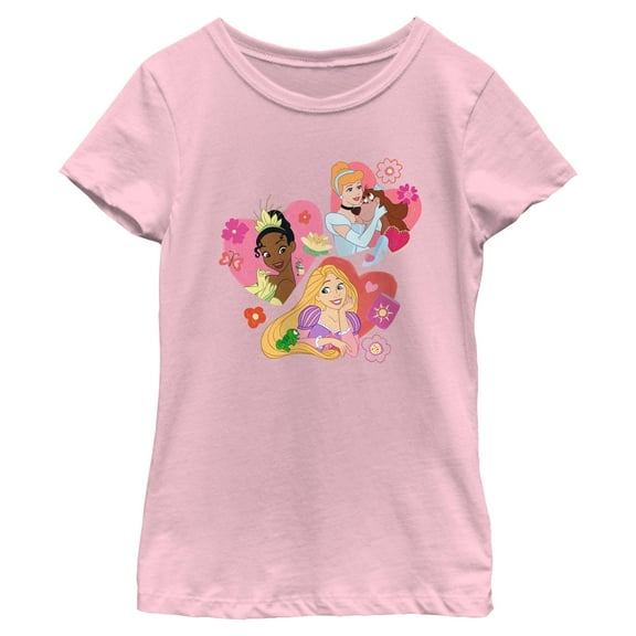 Girl's Disney Princesses Princess Best Buddies Graphic T-Shirt