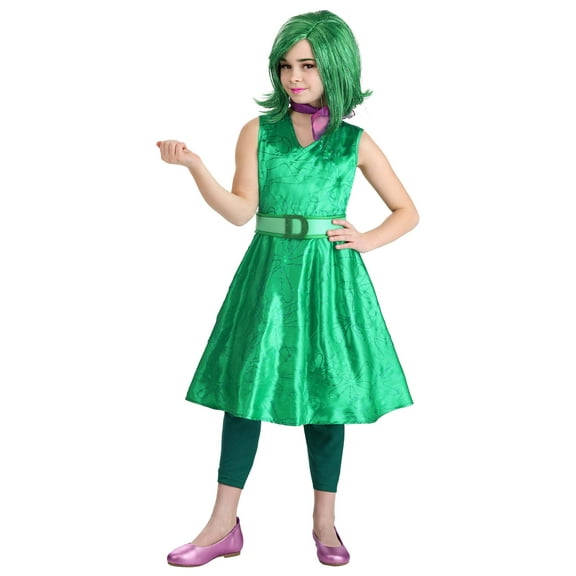 Girl's Disney and Pixar Inside Out Disgust Costume