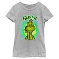 thumbnail image 1 of Girl's Dr. Seuss Airbrush Grinch  Graphic T-Shirt, 1 of 5