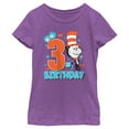 thumbnail image 1 of Girl's Dr. Seuss Cat in the Hat and Friends Birthday  Graphic T-Shirt, 1 of 4