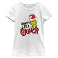 thumbnail image 1 of Girl's Dr. Seuss Christmas Don't Be a Grinch Graphic T-Shirt, 1 of 4