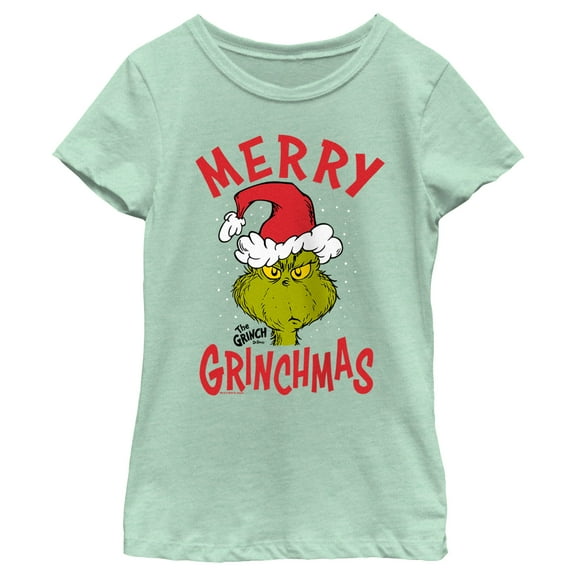Girl's Dr. Seuss Merry Grinchmas Graphic T-Shirt