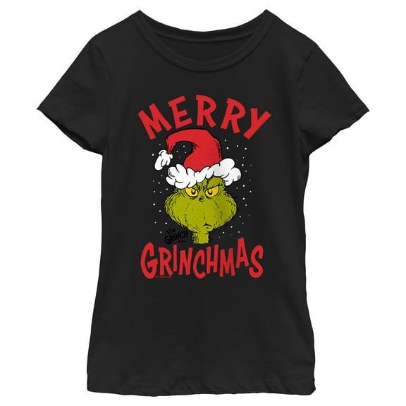 Girl's Dr. Seuss Merry Grinchmas Graphic T-Shirt