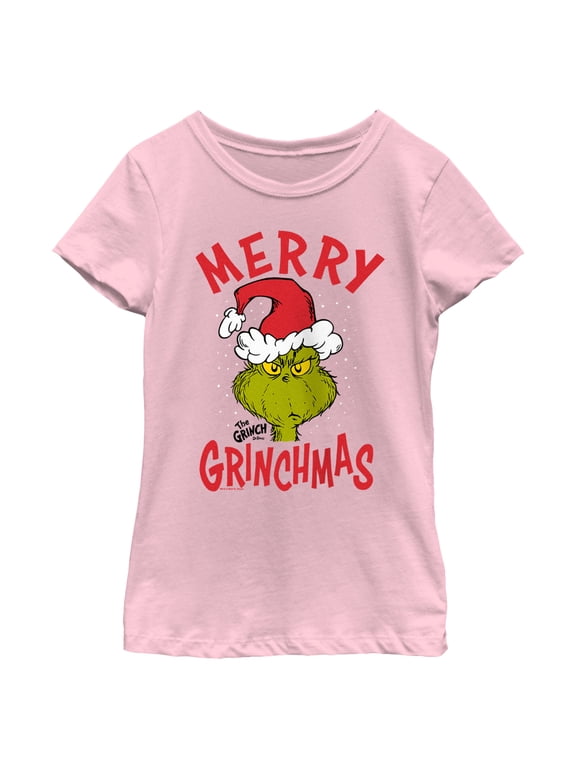 Girl's Dr. Seuss Merry Grinchmas Graphic T-Shirt
