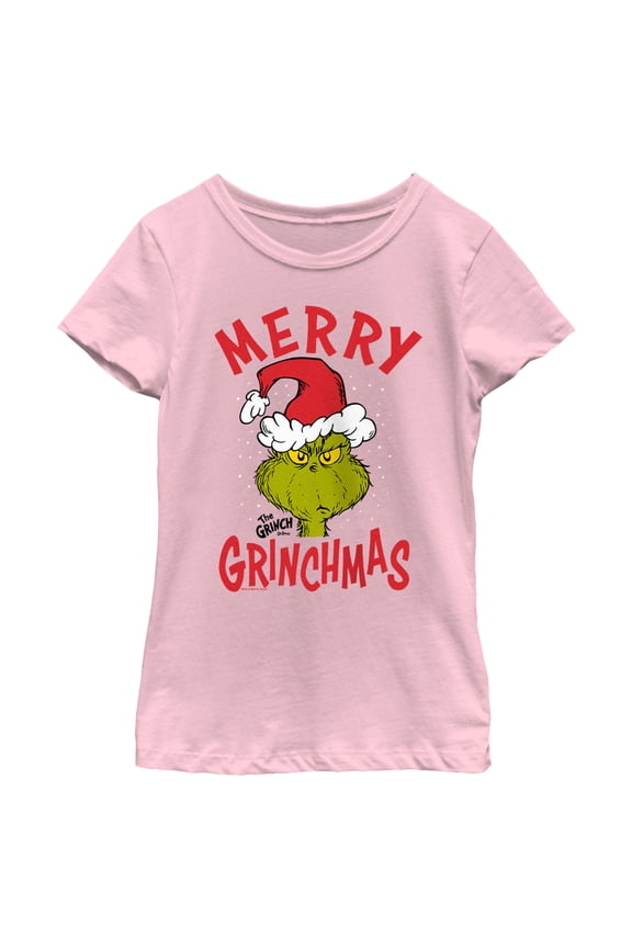 Girl's Dr. Seuss Merry Grinchmas Graphic T-Shirt