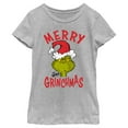 thumbnail image 1 of Girl's Dr. Seuss Merry Grinchmas Graphic T-Shirt, 1 of 5