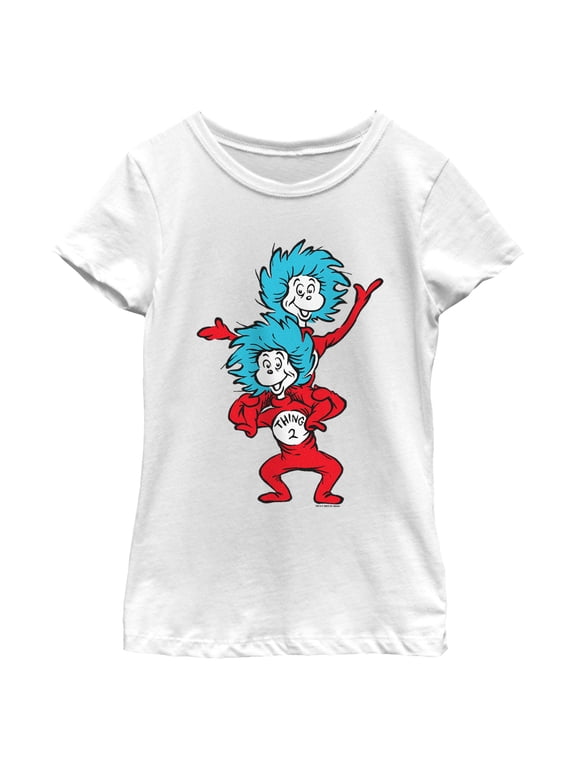 Girl's Dr. Seuss Thing One and Thing Two Graphic T-Shirt