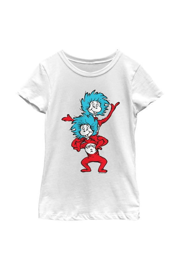 Girl's Dr. Seuss Thing One and Thing Two Graphic T-Shirt