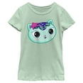 thumbnail image 1 of Girl's DreamWorks: Gabby's Dollhouse Mercat Big Face Graphic Tee Mint Small, 1 of 4