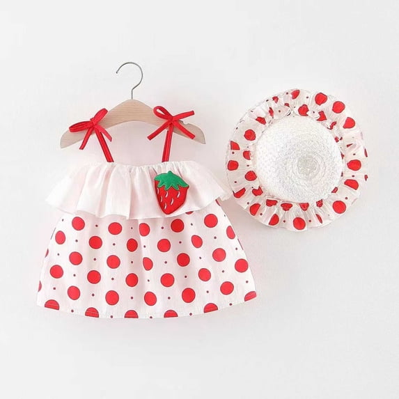 Girl's Dresses Print Cute Casual Comfortable Kids Clothes