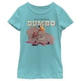 thumbnail image 1 of Girl's Dumbo Circus Act Graphic Tee Tahiti Blue X Large, 1 of 4