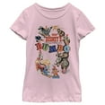 thumbnail image 1 of Girl's Dumbo Classic Theatrical Poster  Graphic Tee Light Pink Large, 1 of 4