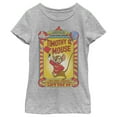 thumbnail image 1 of Girl's Dumbo Timothy Q. Mouse Circus Poster Graphic Tee Athletic Heather Medium, 1 of 5