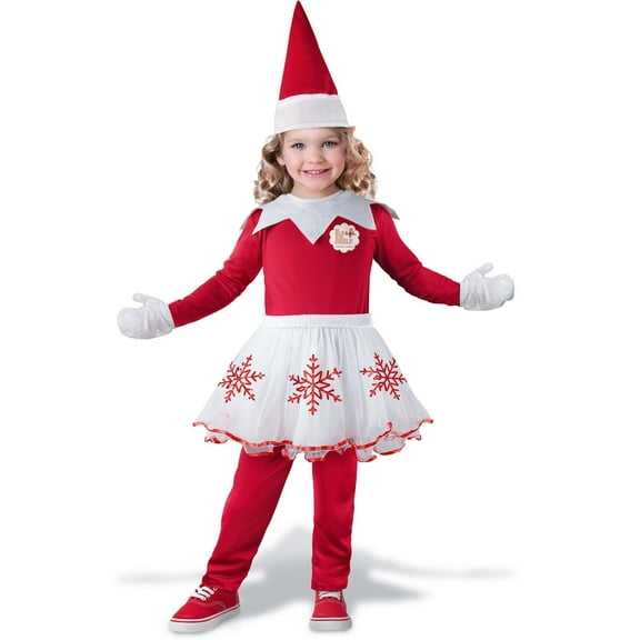 Girl's Elf on Shelf Toddler Costume