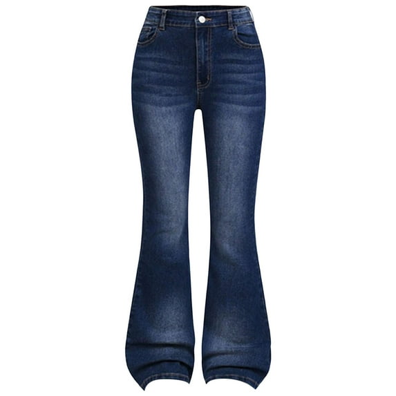 Girl's Embroidered Wide Leg Jeans Elastic Waist Denim Pants Baggy Straight Leg Trousers with Pockets Y2K Clothes Cute Jeans For Girls 10-12 With Holes