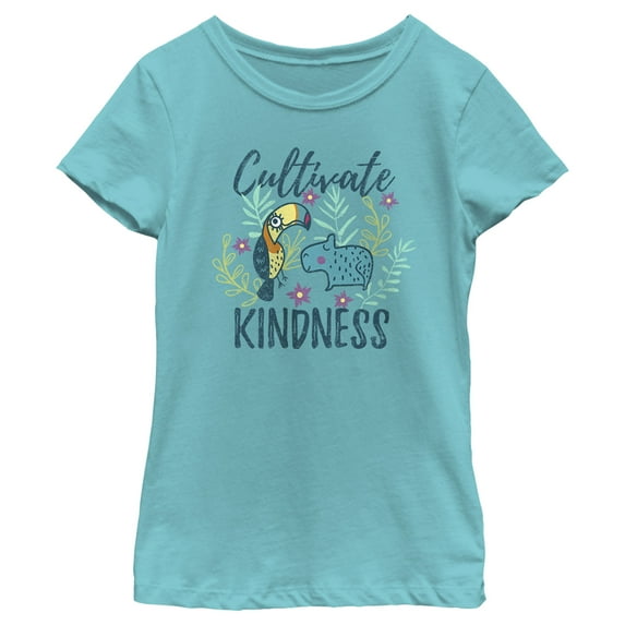 Girl's Encanto Cultivate Kindness Graphic Tee Tahiti Blue X Large