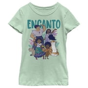 Girl's Encanto Family Graphic Tee Mint Medium