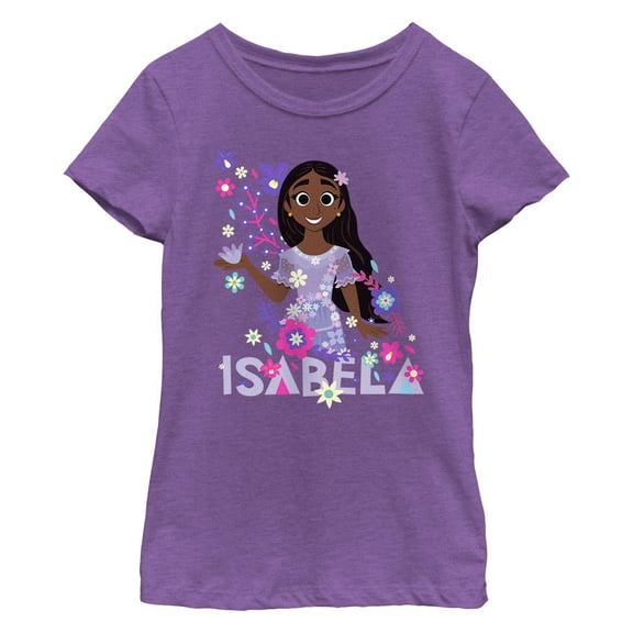 Girl's Encanto Isabela Flowers Graphic T-Shirt