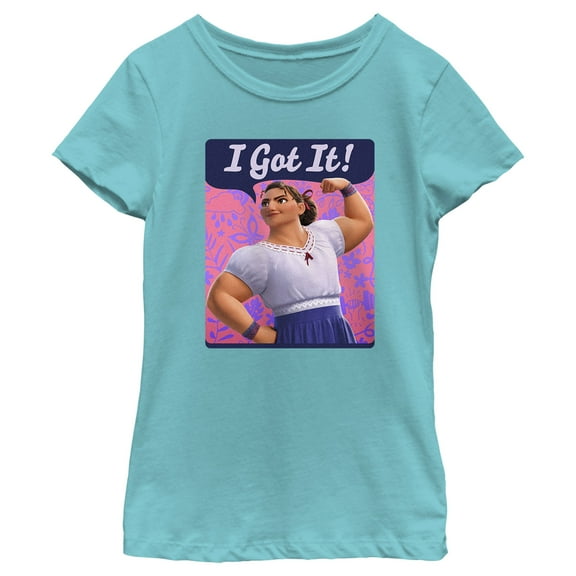 Girl's Encanto Luisa I Got It!  Graphic Tee Tahiti Blue Medium