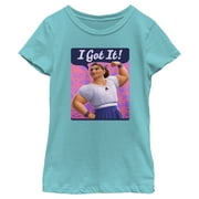 Girls Encanto Luisa I Got It! Graphic Tee Tahiti Blue X Large