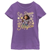 Girls Encanto Mirabel Un Regalo Magico Graphic Tee Purple Berry X Large