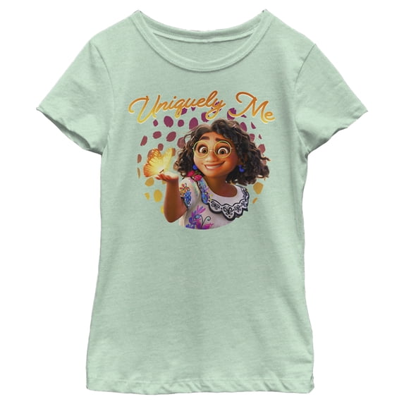 Girl's Encanto Mirable Uniquely Me Graphic Tee Mint X Large