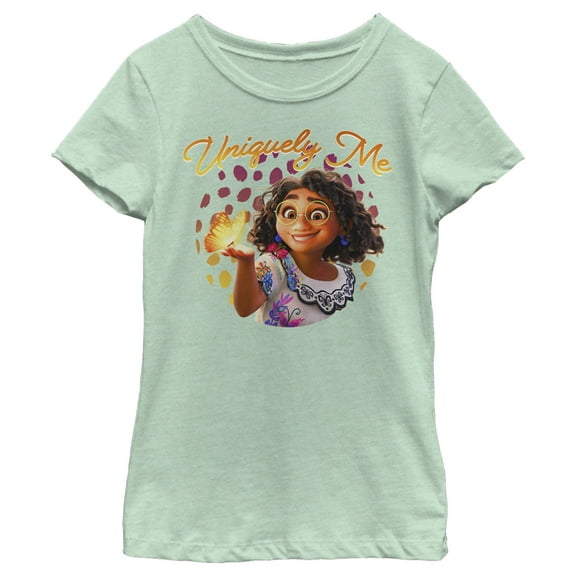 Girl's Encanto Mirable Uniquely Me  Graphic Tee Mint X Small