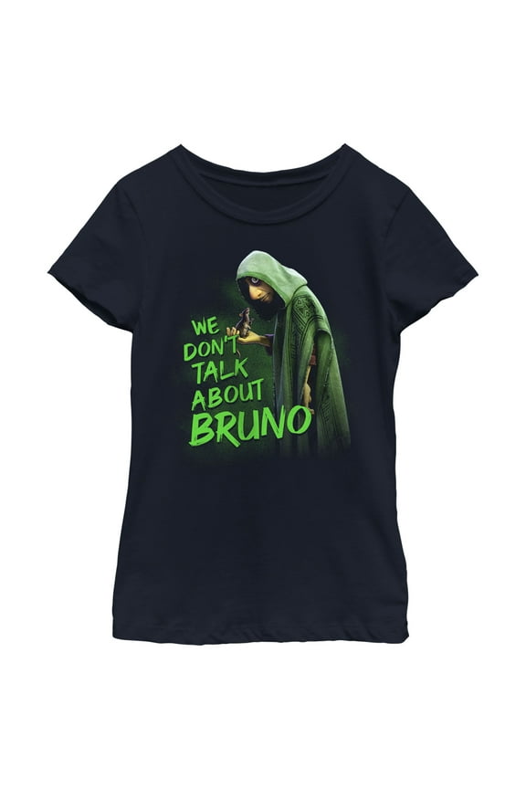 Girl's Encanto We Don't Talk About Bruno Graphic Tee Navy Blue X Large
